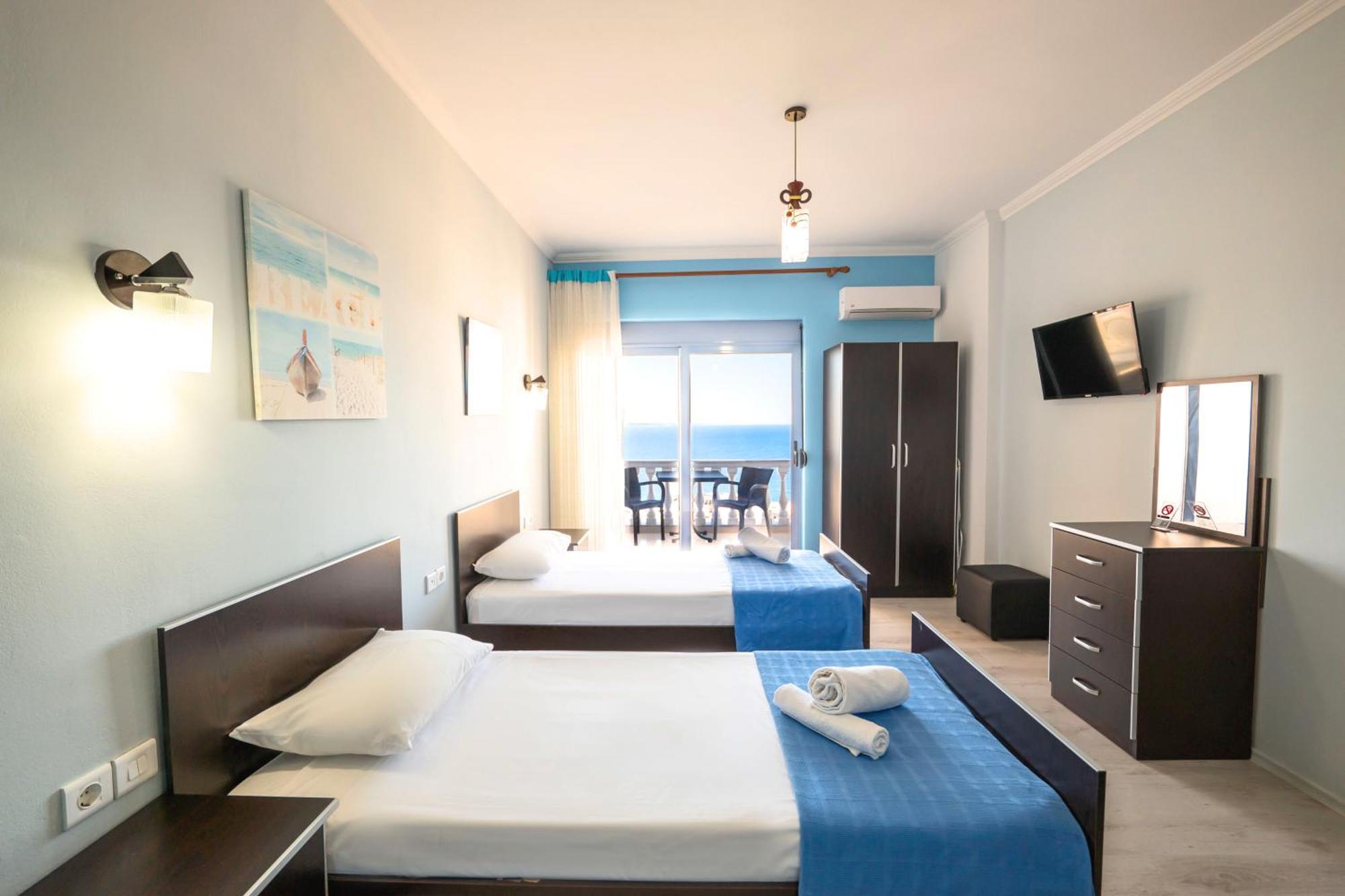 Keos Hotel Sarandë Exterior foto